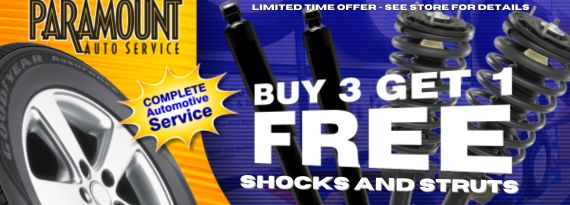 Buy 3 Get 1 Free Shocks and Struts